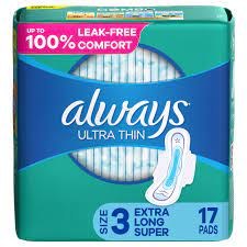 ALWAYS ULTRA THIN 17PADS SIZE 3 EACH