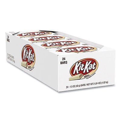 KITKAT 1.5OZ REGULAR WHITE 24CT BOX