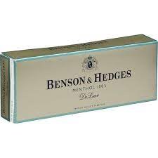 BENSON & HEDGES 100 DELUXE MENTHOL BOX