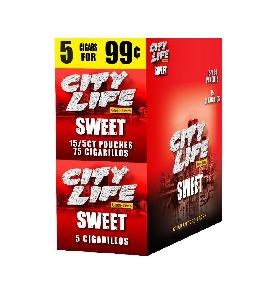 CITY LIFE 5F$ SWEET POUCH 15CT BOX