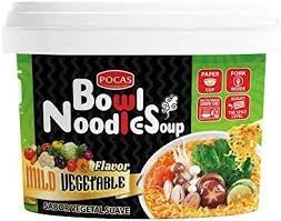 BOWL NOODLE 3.17OZ SOUP VEGETABLE 12CT CASE