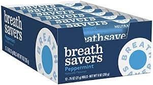BREATH SAVERS 75OZ PEPPERMINT 24CT BOX