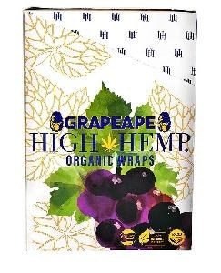 HIGH HEMP WRAP GRAPE 25CT BOX
