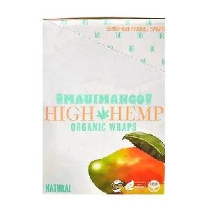 HIGH HEMP WRAP MAUI MANGO 25CT BOX