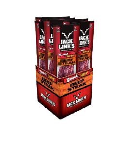 JACK LINKS 1OZ SWEET&HOT BEEF STEAK 12CT BOX