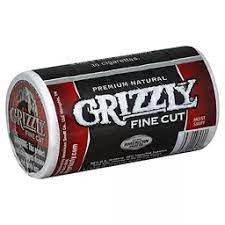 GRIZZLY 1.2OZ FINE CUT NATURAL 5CT ROLL