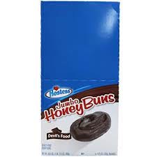 HOSTESS 4.7OZ JUMBO HONEY BUNS DEVIL'S FOOD 6CT BOX
