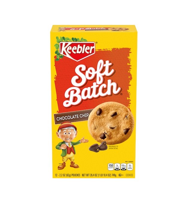 KEEBLER 2.2OZ SOFT BATCH CHOCOLATE CHIP 12CT BOX