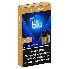 MY BLU POD 2.4% ECIG GOLD LEAF 5CT BOX
