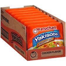 MARUCHAN 4OZ YAKISOBA TERIYAKI CHICKEN 8CT BOX