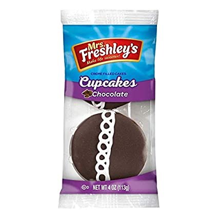 FRESHLEYS 4OZ 2PK CREAM FILLED CUPCAKES 6CT BOX