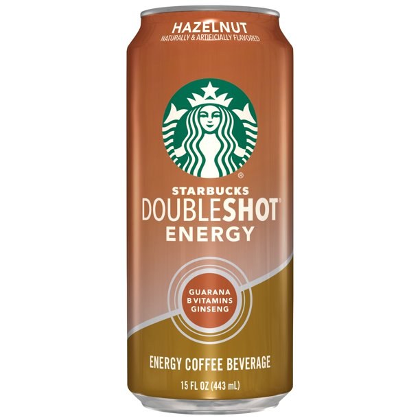 STARBUCKS 15OZ DOUBLESHOT HAZELNUT 12CT CASE
