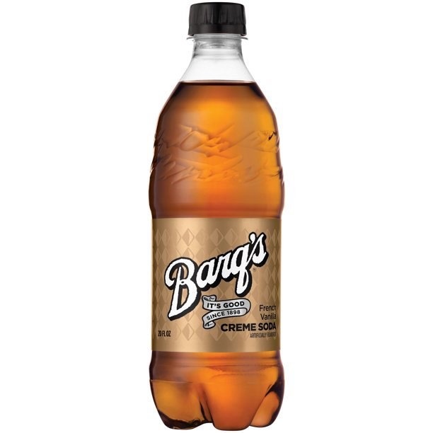 BARQS 20OZ CREME SODA 24CT CASE