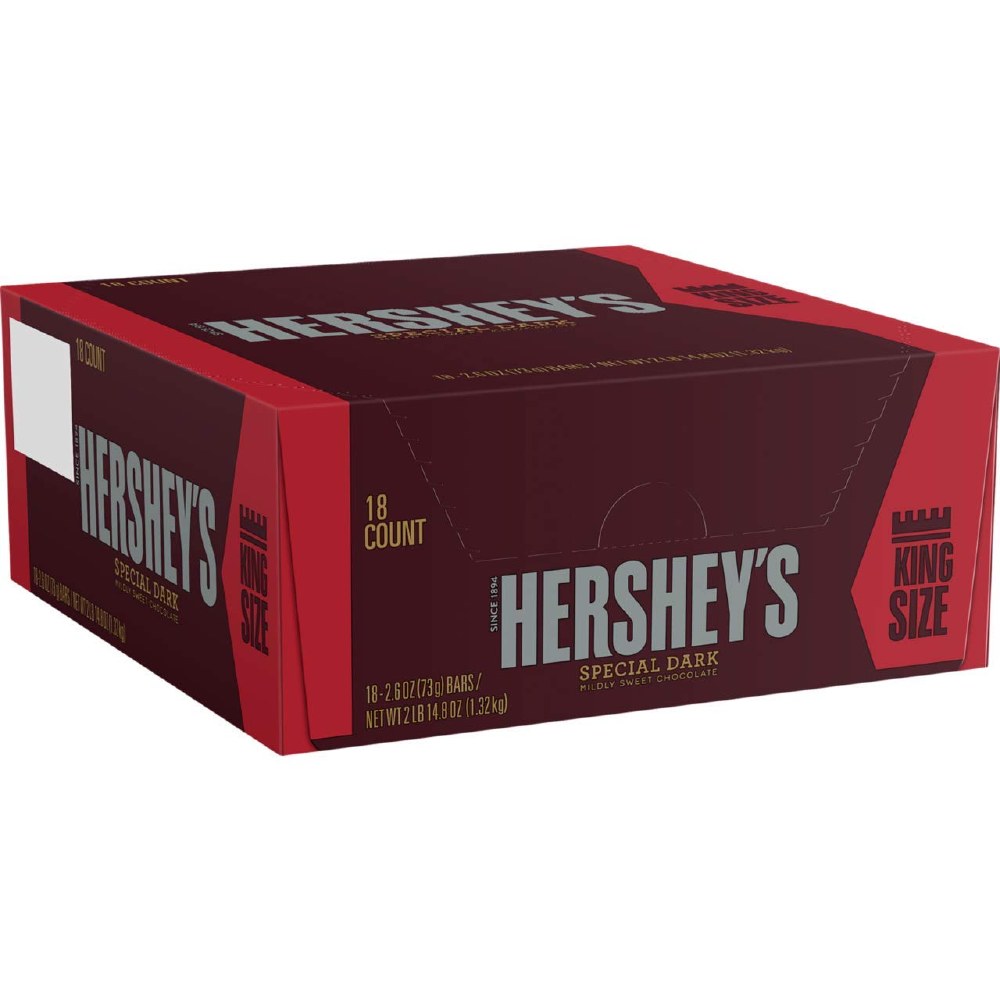 HERSHEYS 2.6OZ SP DARK 18CT BOX