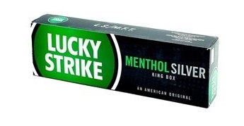 LUCKY STRIKE MENTHOL SILVER KING BOX
