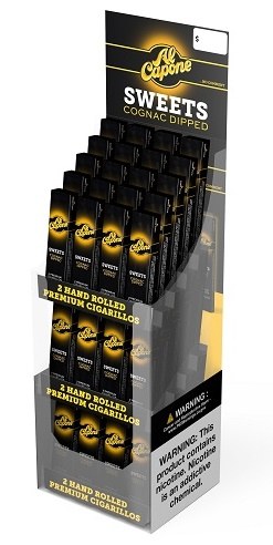 AL CAPONE 2PK SWEET COGNAC DIPPED 60CT BOX