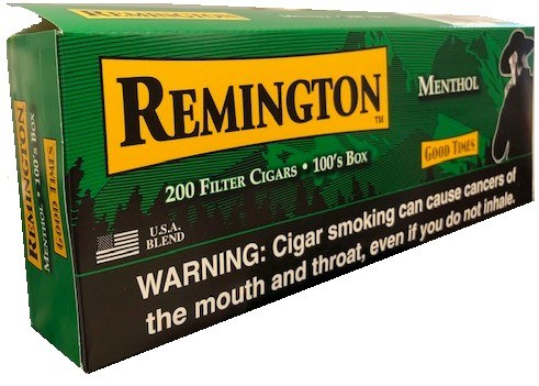 REMINGTON FILTER MENTHOL CIGARS 10CT BOX