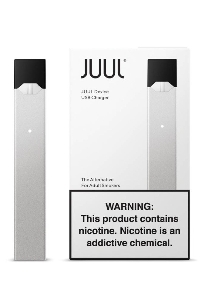 JUUL KIT SILVER DEVICE 8CT BOX