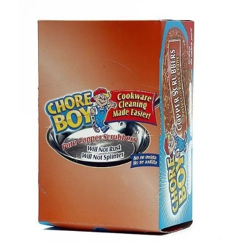 CHORE BOY COPPER SCRUBBERS PAD 36CT BOX