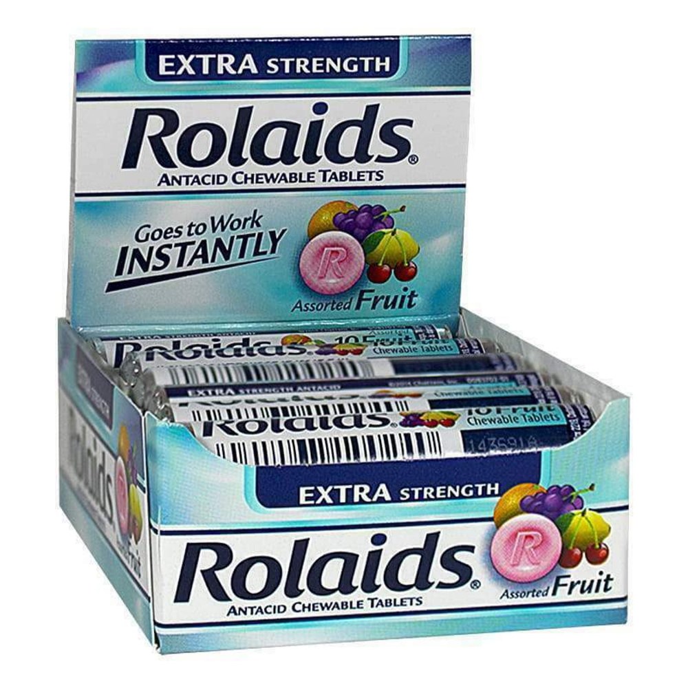 ROLAIDS EXTRA STRENGTH FRUIT 12CT BOX