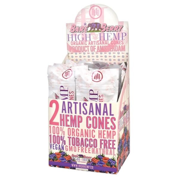 HIGH HEMP WRAP BARE BERRY 15CT BOX