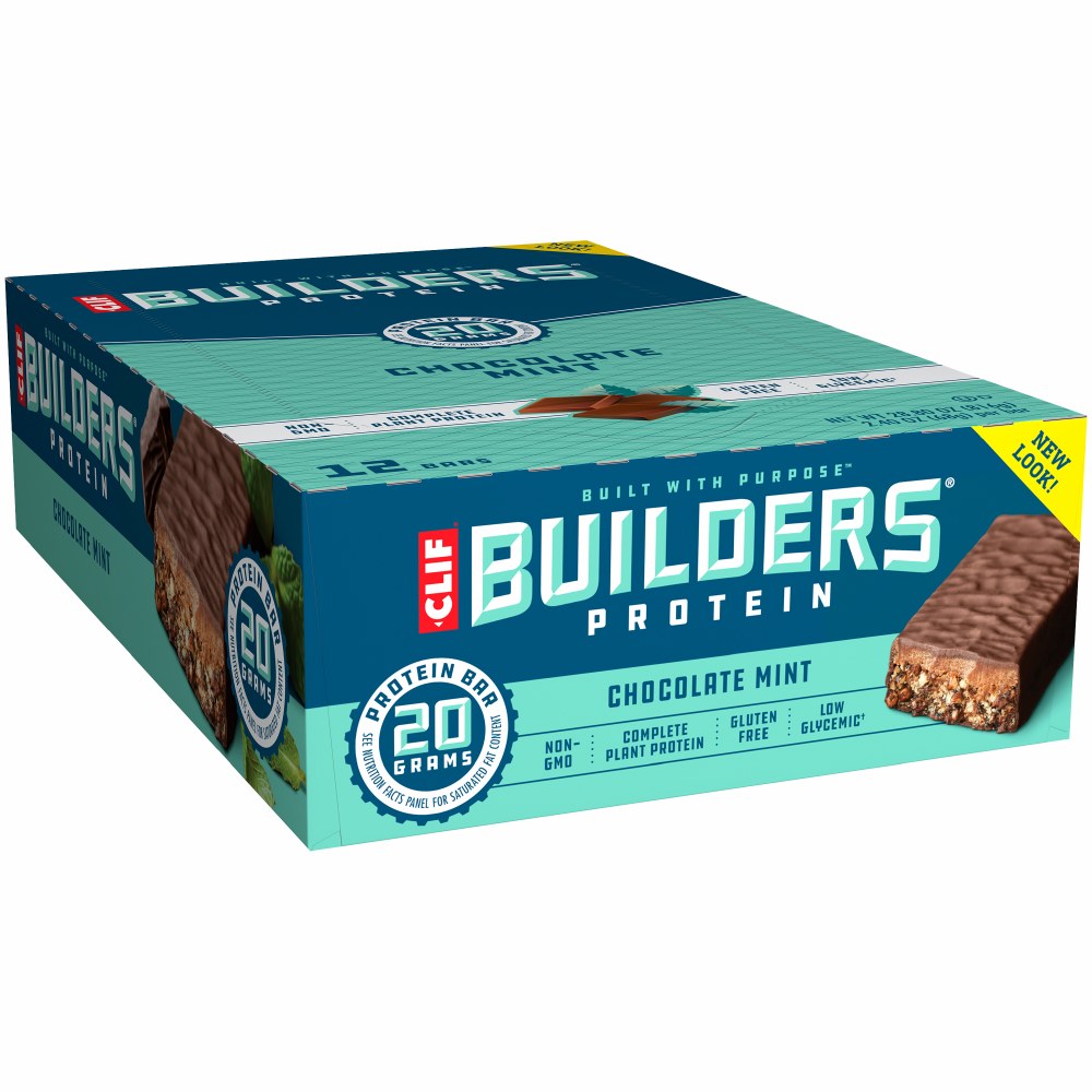 CLIF BUILDERS 2.4OZ PROTEIN MINT 12CT BOX