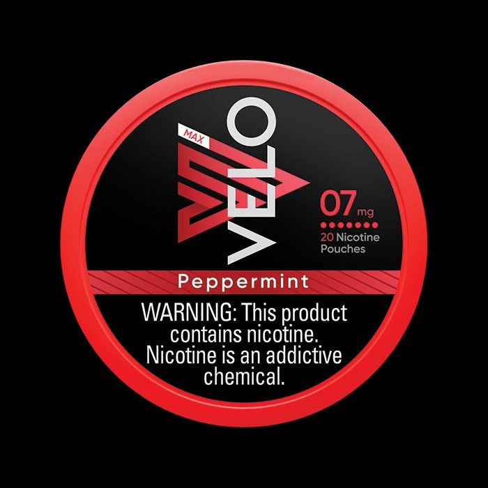 VELO 0.26OZ 7MG NICOTINE PCH PEPERMINT 5CT ROLL