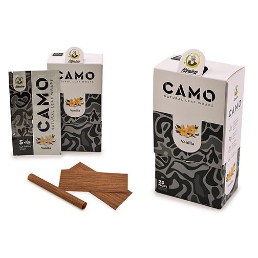 CAMO 5 WRAP PER PK VANILLA 25CT BOX