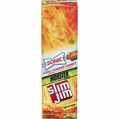 SLIM JIM 1.94OZ MONSTER SONIC CHILI CHEESE CONEY 18CT BOX