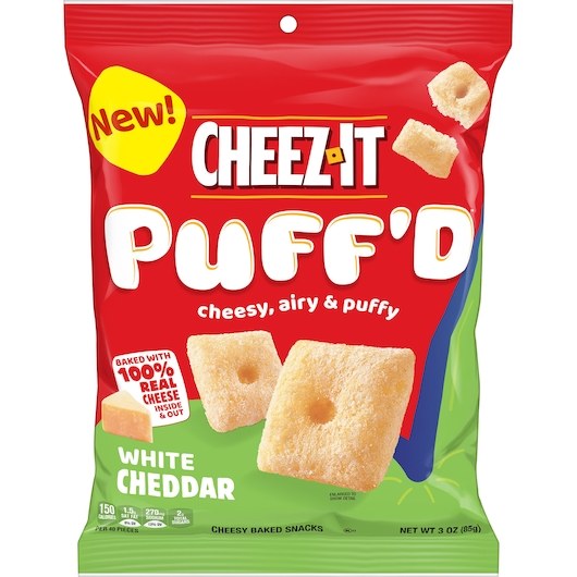 CHEEZ IT 3OZ PUFFED CHEDDER 6CT BOX