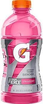 GATORADE 28OZ STRAWBERRY FIERCE THRIST QUENCHER 15CT CASE