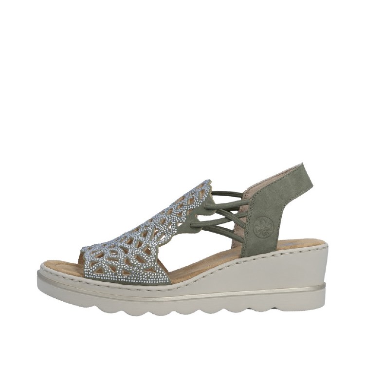67465 Sage Woven Wedge
