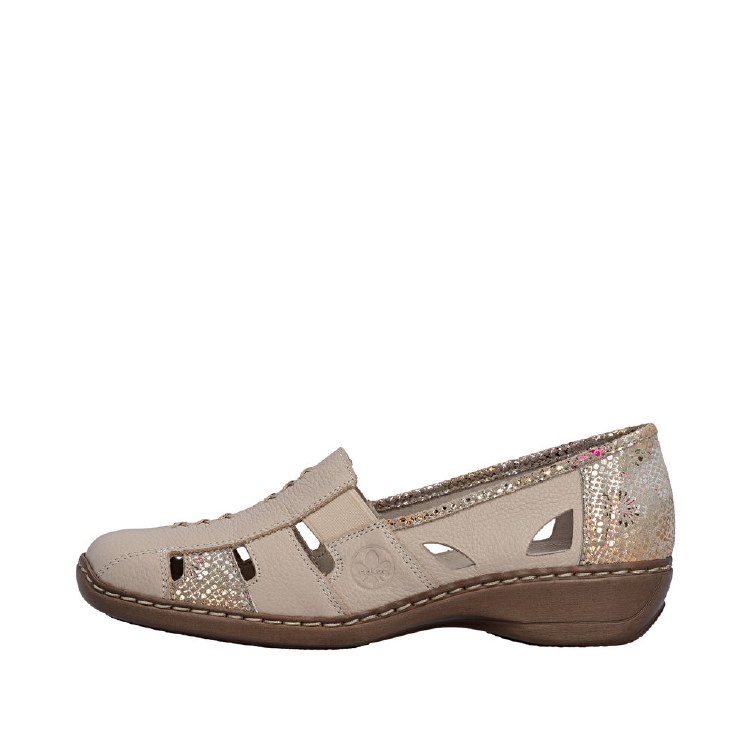 41385 Beige Slip On 4 UK / 37