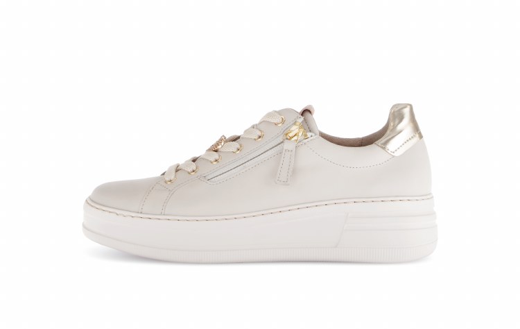 66.396 Beige Low Wedge 4 UK /
