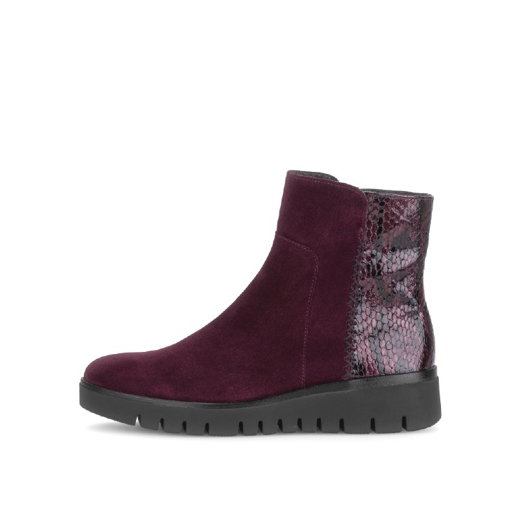 8015 Mulberry Suede Ankle Boot