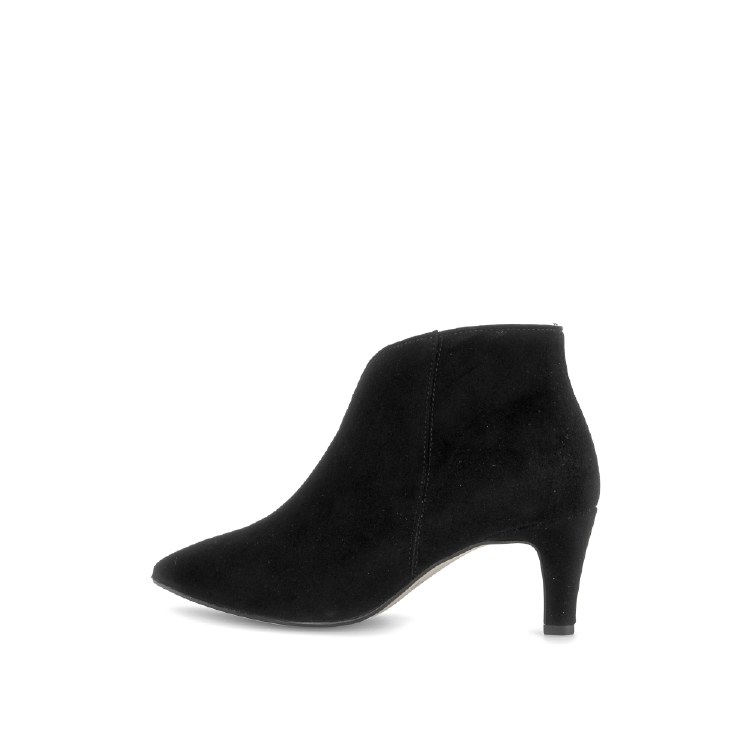 8017  Black Suede Shoe Boot