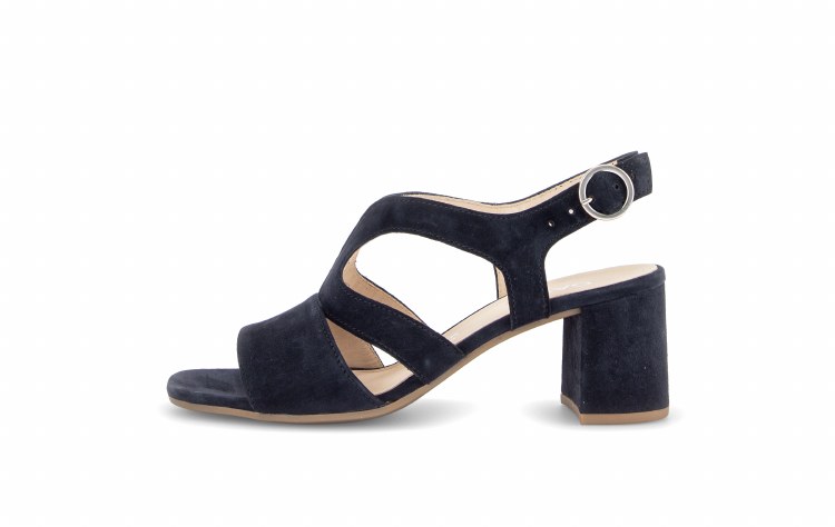 81.713 Strappy Block Heel Navy