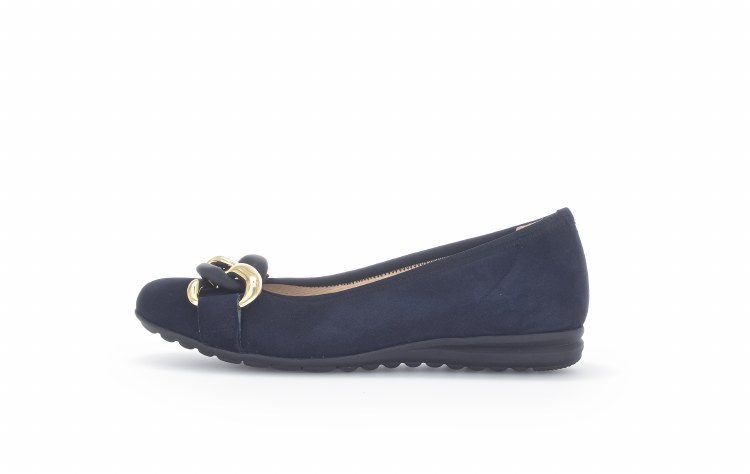 82.625 Navy Suede Pump 4 UK /