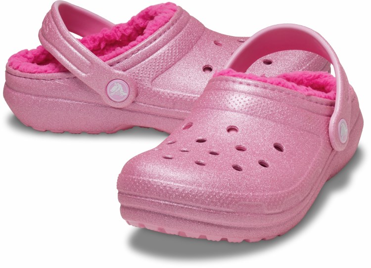 Lined Clog Crocs Fur Lined Glitter Crocs Classic Lined Glitter