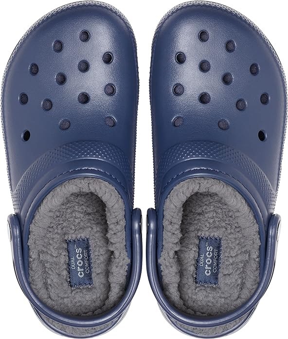 Fuzzy crocs size 5 hot sale