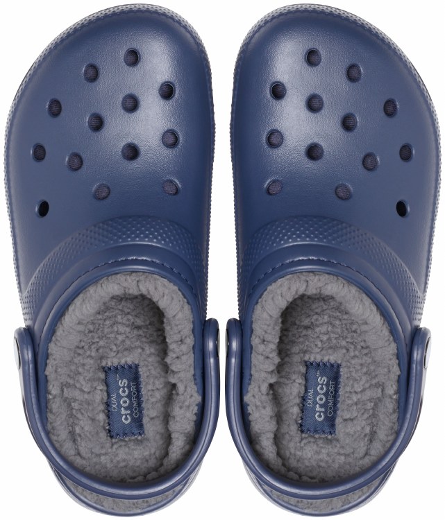 Crocs Mens Classic Lined Navy PAUL O CONNOR SHOES