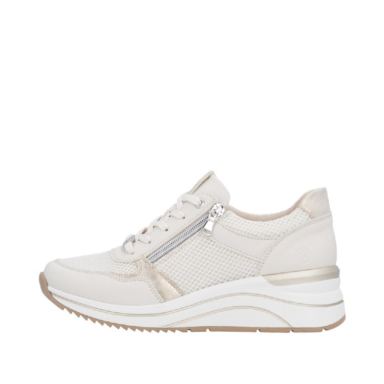 D0T19 Beige Wedge Trainer 6,5