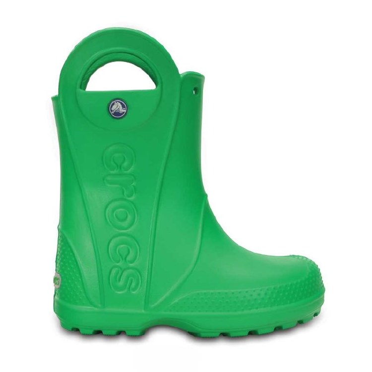 Green discount crocs shoes