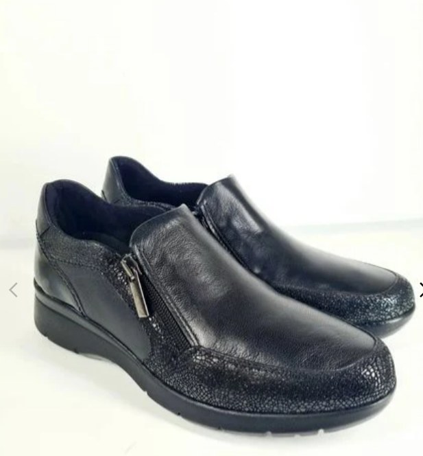 Jackie Double Zip Black 37