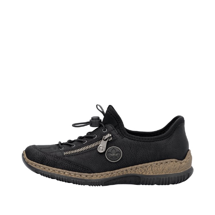 N3267 Black Slip On