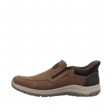 03655 Brown Casual Slip On 7 U