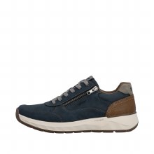 11504 Navy/ Amaretto Lace Up 8
