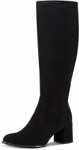 25500 Black Suede Knee High