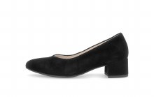 Additional picture of 3015.01 Black Suede Low Heel