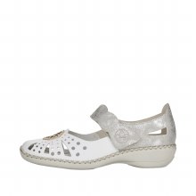 41368 White/Silver Strap 4 UK 41368 White/Silver Strap 4 UK